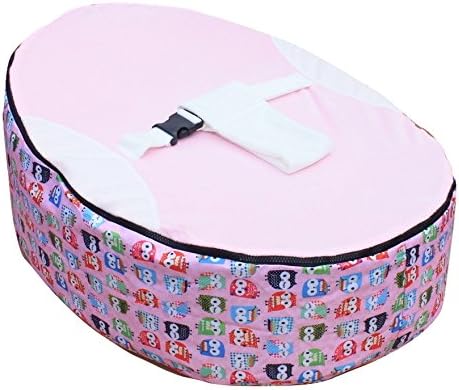 MamaBabaBebe® Pre-Filled Baby Children Bean Bag with Adjustable Safety Harness & 2 Removable Covers