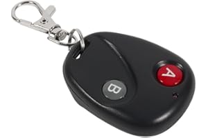 YWBL-WH Pilot Zdalnego Sterowania 433 MHz, Pilot Zdalnego Sterowania Brama Garażowa Nadajnik Drzwi Bezprzewodowy 433 MHz Plastik Czarny 2 Klawisze, Nadajniki Zdalnego Sterowania