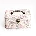 Produktbild MWJK® Hohe Kapazität Doppelschicht Retro Pu Leder Schmuck Schmuckkästchen Zubehör Desktop Kosmetik Aufbewahrungsbox Tragbar Kosmetiketui Leicht zu tragen Reisen Zuhause Schmuckkästchen,A