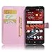Produktbild XMT ZTE Grand X4 2016 5.5" Hülle,Hohe Qualität Case Portemonnaie Design Folio Tasche Cover für ZTE Grand X4 Smartphone (Pink)