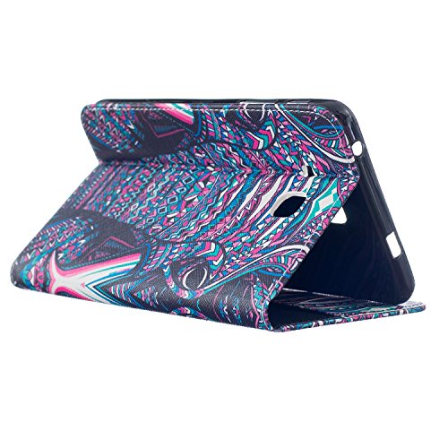Romtronic Samsung Galaxy Tab A6 7.0 Zoll Hülle, Cute Colorful Design Flip Tasche PU Leder Abdeckung Stand Schutzhülle für Samsung Galaxy Tab A 7.0 Zoll T280 T285 + 1 x Schwarz Stylus (Design 04) - 4