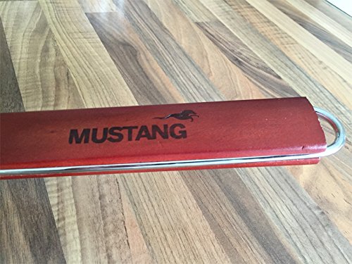 MUSTANG Pizzaheber, Pizzaschaufel mit Holz Klappgriff Stiellänge 32cm Edelstahl - 5
