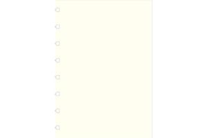 Filofax-Copertina per blocco note ricaricabile formato A5, per Notebook, colore: bianco