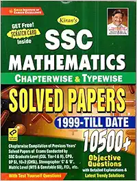 Kiran SSC Mathematics Chapterwise & Typewise Solved Papers 1999 Till Date 9500+ Objective Questions For SSC CGL Tier I & II, SSC CHSL, SSC ... Police, SSC CPO, Etc. English(Old Edition), Top 10 Best Books For SSC CGL Preparation, Best Books for SSC CGL Preparation 2021, Check Best Books For SSC CGL Preparation 