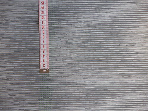 Schiebevorhangstoff grau meliert 40cm breit Bambus optik