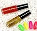 Micro Trader 12 Colours Glass Bottle Beauty Nail Art Varnish Polish Liner Brush Pen