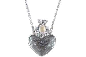 HCMA 1 STÜCK Glas Herz Fläschchen Feuerbestattung Anhänger Halskette Asche Fall Halter Andenken Halskette Memorial Schmuck Urnenhalskette für Asche