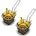 Produktbild Bada Bing 2er Set Servierkorb Mini Korb Edelstahl Frittierkorb Für Pommes Und Speisen 24