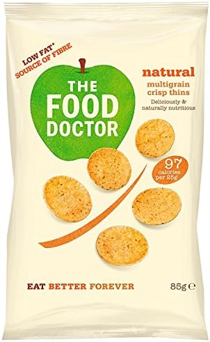 The Food Doctor Natural Multigrain Chip Thins 85 g (Pack of 6)