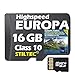 Produktbild 16 GB Europa Topo Micro SD Card Höhenlinien + Routenplanung Plug+Play Für Garmin Oregon 600