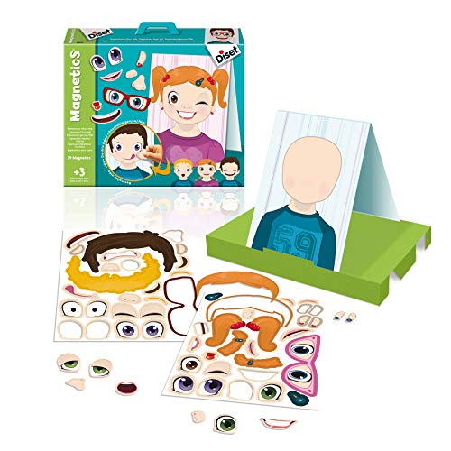 Diset Magentics con diferentes expresiones de la cara