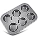 Produktbild 6 Tasses Acier Antiadhésive à tarte Muffin Cupcake Pan Plateau Oeuf Moule à Tarte