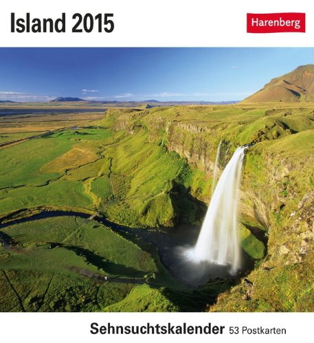 Island Sehnsuchtskalender 2015: Sehnsuchtskalender, 53 Postkarten