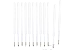 ‎ENLACE ENLACE Kugelschreiberminen Blau, 50 Stück Kugelschreiber Ersatzminen 1,0mm, Kunststoff Kugelschreiber Minen, Austauschbare Kugelschreiberminen für Büro, Geschäft, Schule und Zuhause Schreibfarbe