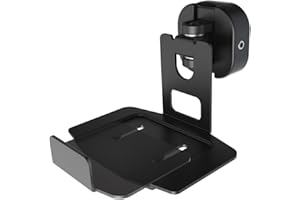 Hama Support mural (pour enceintes Bose SoundTouch 10/Bose SoundTouch 20, pivotantes, système Easy-Fix, support pour haut-parleur) Noir