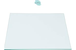 GLAS REVOLUTION Kühlschrank Einlegeboden | Glasplatte | ALLE MAßE LIEFERBAR - Klarglas 4 mm - (89.96 EUR/qm) eckige Ecken - 450 mm x 305 mm