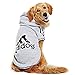 Produktbild DULEE adidog Hund Warme Hoodies Mantel Jumpsuit Haustier Kleidung Jacke Pullover Baumwolle Pullover Outwear Grau 3XL