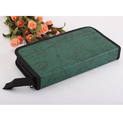 CD Etui Tasche Schutzhüllen Aufbewahrung für maximal 80 CD/DVD ( zufällige Farbe ) - 5