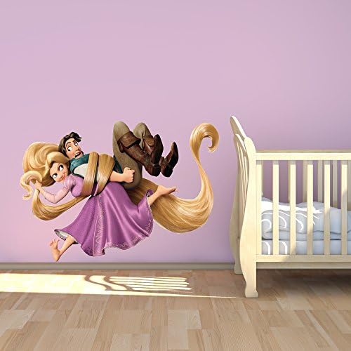 Disney Tangled Multi Full Colour Wall Art Sticker Decal Mural Girls Children's Bedroom Transfer Print