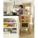 Guidecraft Folding Kitchen Helper Step-Stool, Natural