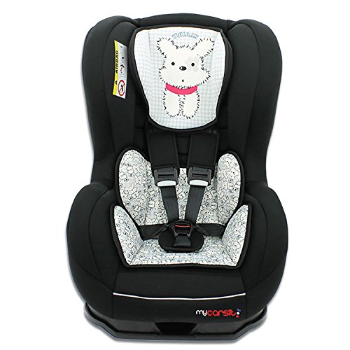 Mycarsit - Kinderautositz PILOTE, ECE Gruppe 0/1 (0 bis 18kg), bis 10kg REBOARD nutzbar