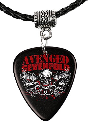 A7X Avenged Sevenfold collar con colgante en forma de púas para guitarra