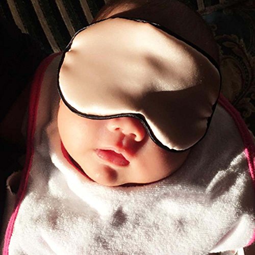 Maulbeereseide Nette Schlafaugenmaske Weiche Eyeshade für Kinder, Dunkelblau