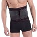 Produktbild Aivtalk Herren Taillengürtel Schutz Einstellbar Bauchweg Gürtel Männer Bauchband Gurt Streifen Shapewear Warm Behalten Bauchgürtel Fitnessband Größe XXL - Schwarz