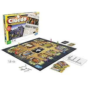 Hasbro Gaming Cluedo the Classic Detective Board Game for Ages 7 and Up for 3-6 Players, Multi Color