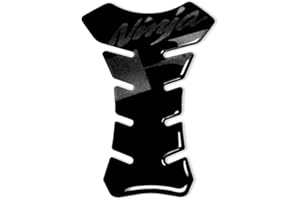 4R Quattroerre.it 18149 Protezione Serbatoio Adesivo 3D Moto Kawasaki Ninja, Nero