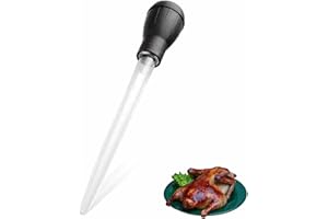 RSYHVG Chicken Turkey Poultry Meat BBQ Baster Syringe Tube Pump Pipe Type 30ml