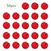 Produktbild TUANMEIFADONGJI Zirkus Red Clown Nase Hohe Elastische Schwamm Ball 50 STÜCKE Halloween Kindertag Geburtstag Party Maskerade Cosplay Festival Requisiten Durchmesser 1,97 in