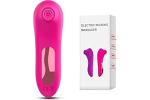 GENÉRICO Masajeador Estimulador Clitoris Femenin Vibradorador Mujer Juguetes Eroticos, pro 2 succionador de Clitoris Femenino Juguetes Sexuales 5X7 Modos (Rojo L5)