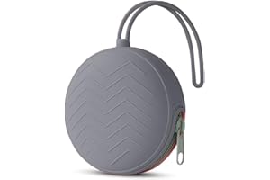 WeSweet Silicone Soother Dummy Case Pacifier Holder Case- 2 PCS Dummy Holder Storage Box Container - Easy to Clean (Dunkelblue)