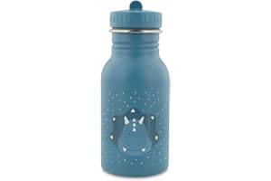 Trixie - Botella para niños de acero inoxidable 350 ml (Mr. Triceratops)