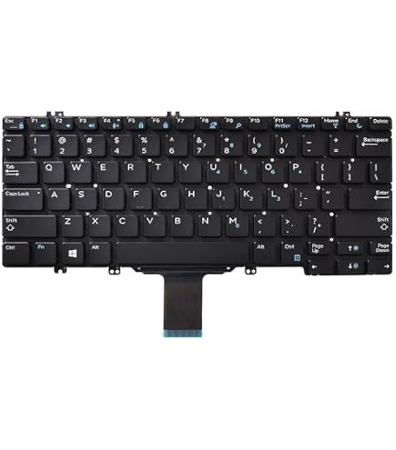 FORIDA Laptop Keyboard Compatible for Dell Latitude 7280 7290 7380