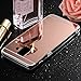 Produktbild Sycode Galaxy J6 Plus 2018 Spiegel Hülle,Luxus Silikon Dünne Verspiegelt Make Up Spiegel Kratzfeste Weich Schutzhülle Back Cover für Samsung Galaxy J6 Plus 2018-Rose Gold