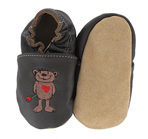 HOBEA-Germany Krabbelschuhe Janosch Bär in verschiedenen Farben - 2