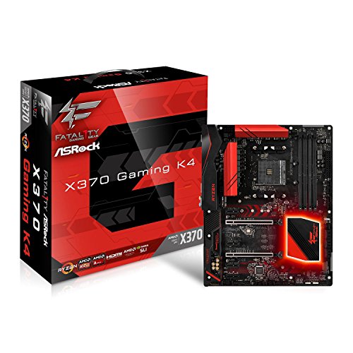 Price comparison product image ASRock X370 Gaming K4 AMD X370 S AM4 DDR4 SATA3 ATX Computer Case - Grey