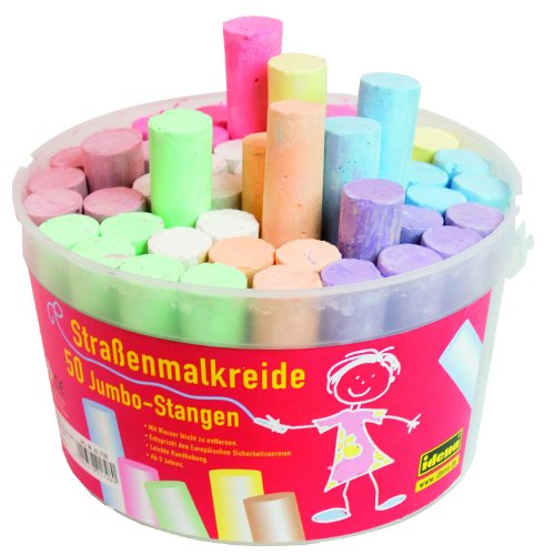 Preisvergleich Produktbild Idena 621728 - Straßenmalkreide im Eimer, 50 Stangen