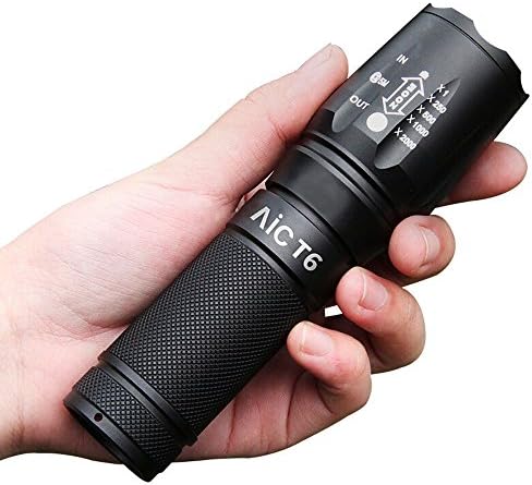 Nenfy - Mini Rechargeable LED Torch Super Bright Waterproof Flashlights Anti-slip Handhold Flashlight-Portable for Camping Climbing Riding Self-protect Spotlight ( Color : Style 2 )