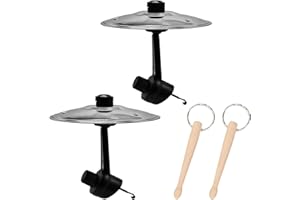 Satiskid 2-Pack Car Crash Cymbal Air Vents - Twin Crisp Metallic Percussion, Quirky Road Trip Gifts for Music Lovers & Drivers Cars Ornaments to Make Your Driving More Fun