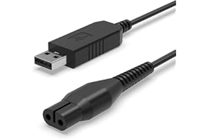 Superer 4.3V Charger Cable Fit for Philips One Blade A00390 MG3720, MG3730, QP2520, QP2620, BT3206, MG5730, MG3722, MG3758, MG5720, MG3710, BT3208 Shaver 1.5M Cable Razor Charging Cord