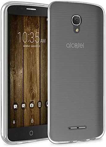 Alcatel Pop 4+ / 4 Plus Case , MENGGOOD TPU Soft Clear Cases Crystal Back Cover Protector Full Protection Transparent Protective Silicone for Alcatel Pop 4+ / 4 Plus - Anti Slip Scratch Resistant