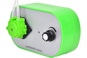 VIAGASAFAMIDO Bomba Peristáltica Dosificadora G628-1, Bomba de Líquidos con Velocidad Ajustable 100-240V/12V Dc para Laboratorio, Acuario Y Aplicaciones Analíticas