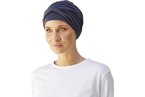 Christine Headwear Shakti Turban Women's Chemo Headgear Women's Headscarf for Women with Hair Loss Chemo Hat Women on 95% Viscose Bamboo 5% Elastane