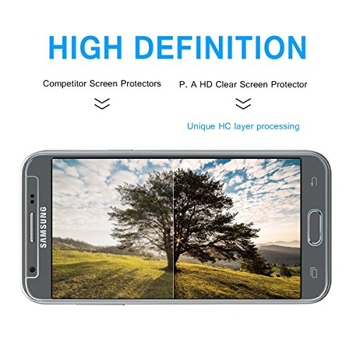  3-Unidades  Protector de Pantalla Samsung Galaxy J3 2016  Juhe Samsung J3 2016 Cristal Templado Vidrio Templado Alta Definicion sin Burbujas 9H Dureza Anti-golpe Ajuste Perfecto Cristal Templado J3 2016