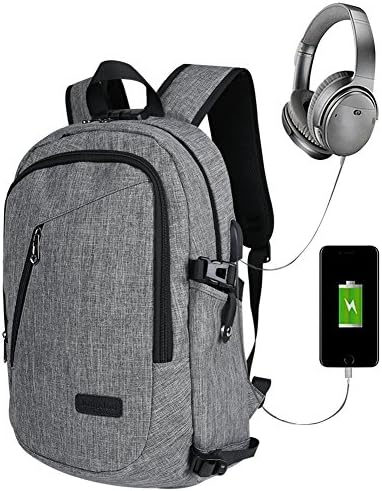 Anti-Theft Waterproof Backpack with Multi Function Computer Backpack PC 15.6 inch Oxford Cloth
