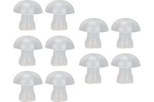 YOIDESU Hearing Aid Ear Tips, 10Pcs Universal Domes for Hearing Aids - Sizes Small, Medium, Large Earbud Replacements, Soft Replacement Hearing Sound Amplifiers(Medium)