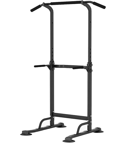 Tour De Musculation Sogesfurniture - Barre Traction Dips Abdominaux - Hauteur Réglable